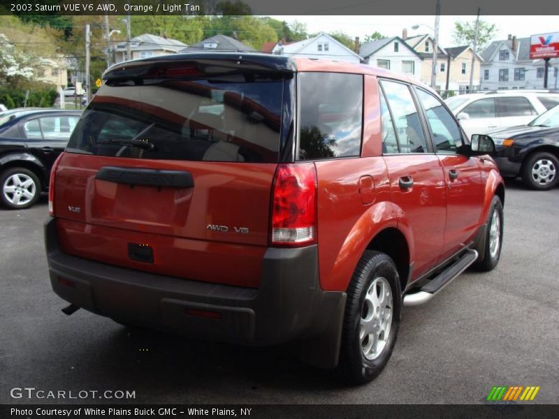 Orange / Light Tan 2003 Saturn VUE V6 AWD