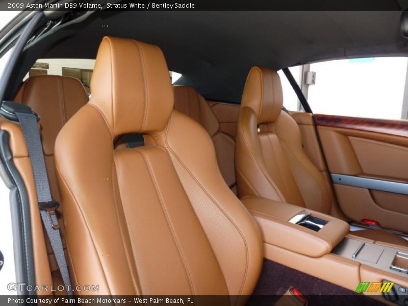Stratus White / Bentley Saddle 2009 Aston Martin DB9 Volante