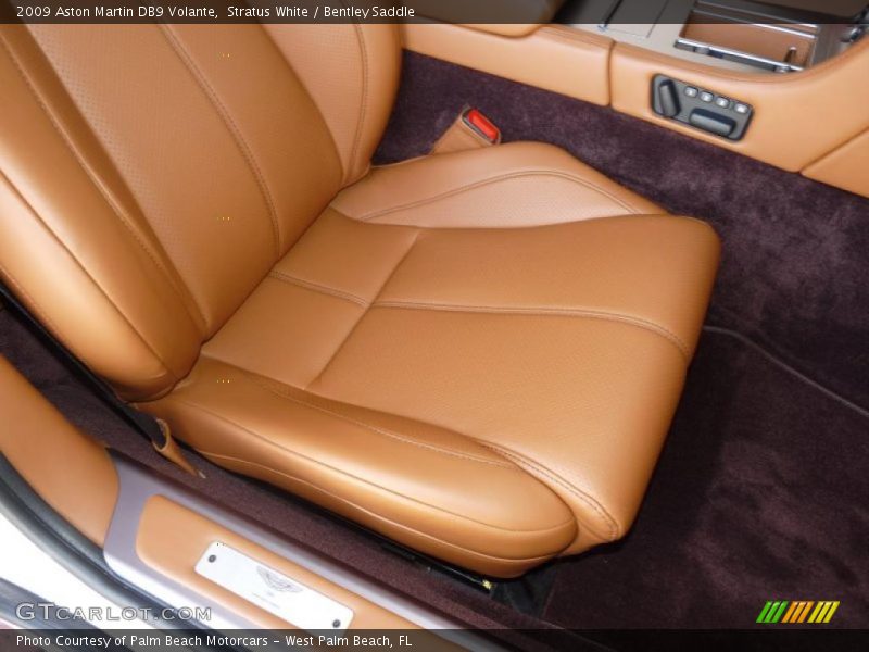 Stratus White / Bentley Saddle 2009 Aston Martin DB9 Volante