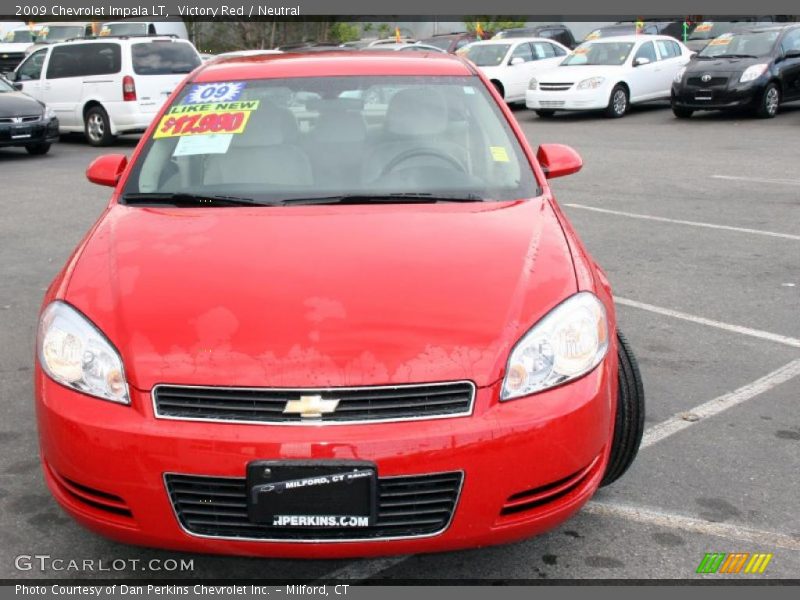 Victory Red / Neutral 2009 Chevrolet Impala LT