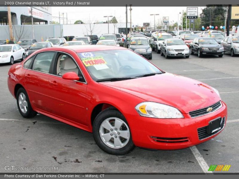 Victory Red / Neutral 2009 Chevrolet Impala LT