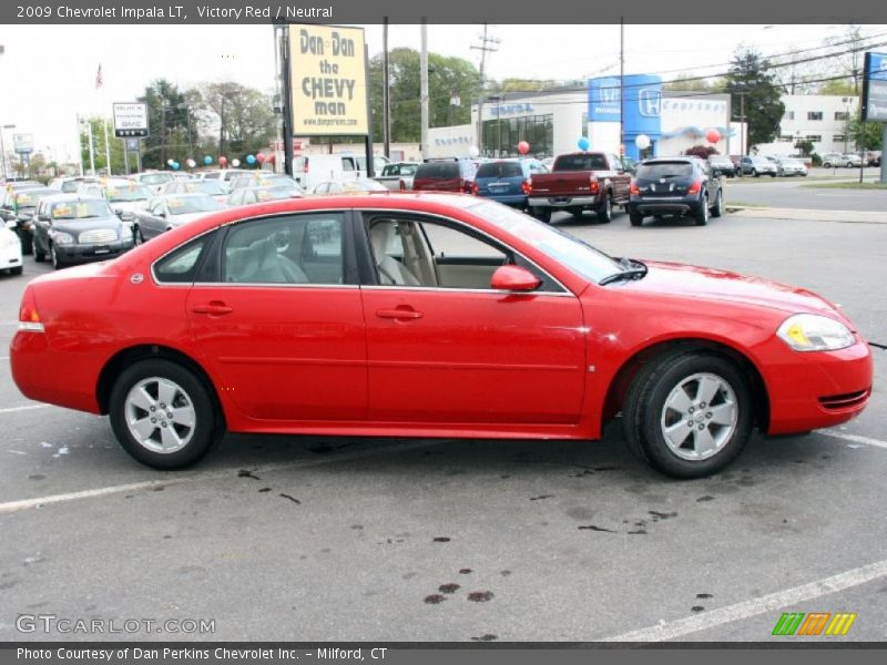 Victory Red / Neutral 2009 Chevrolet Impala LT
