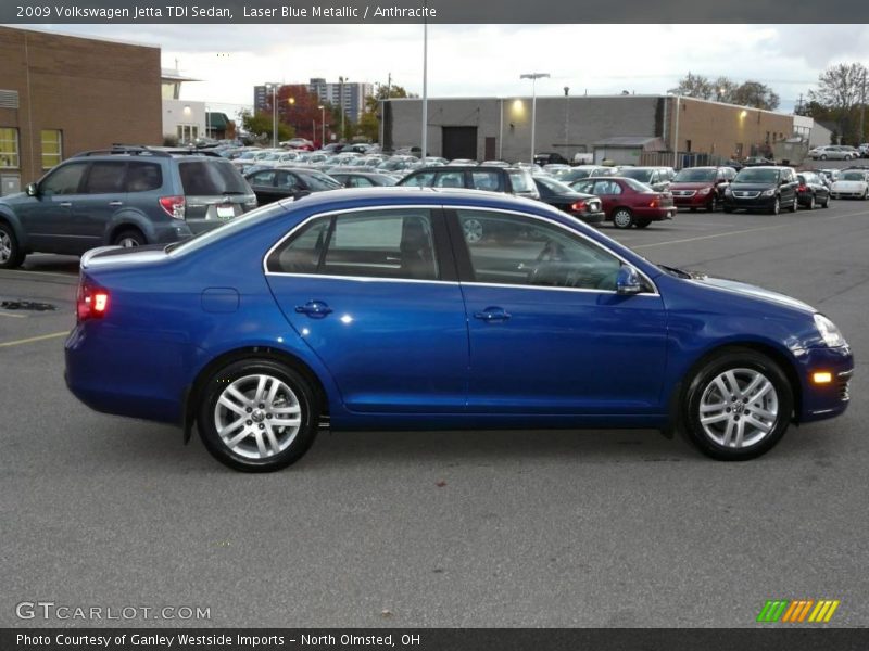 Laser Blue Metallic / Anthracite 2009 Volkswagen Jetta TDI Sedan