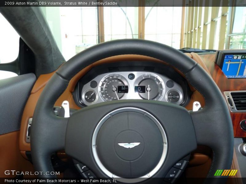 Stratus White / Bentley Saddle 2009 Aston Martin DB9 Volante