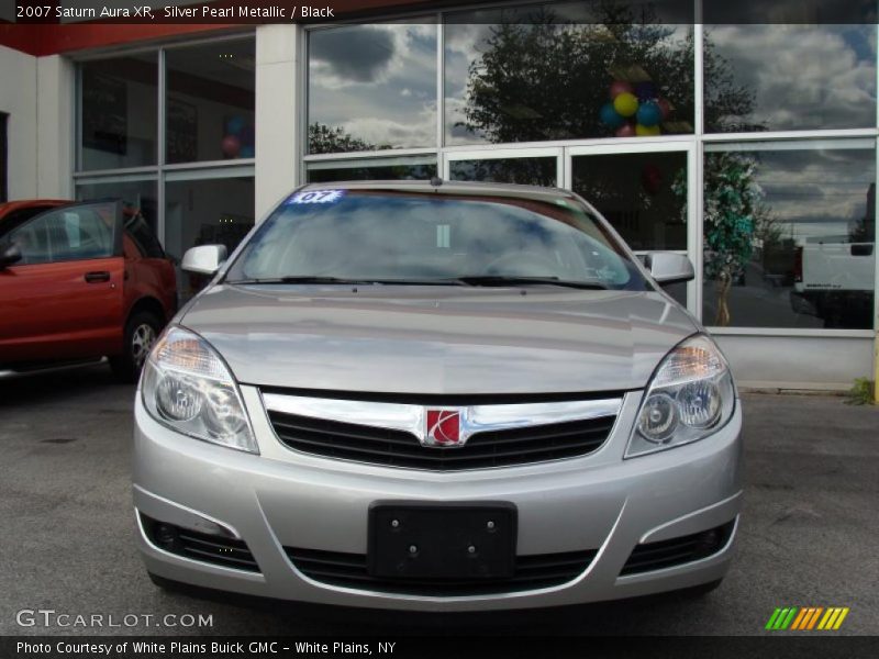Silver Pearl Metallic / Black 2007 Saturn Aura XR