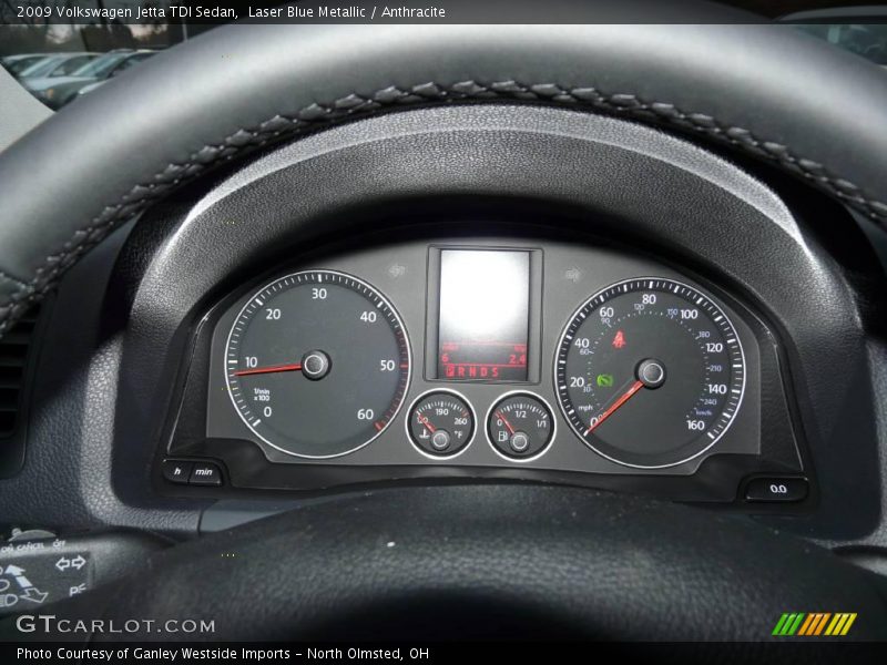 Laser Blue Metallic / Anthracite 2009 Volkswagen Jetta TDI Sedan