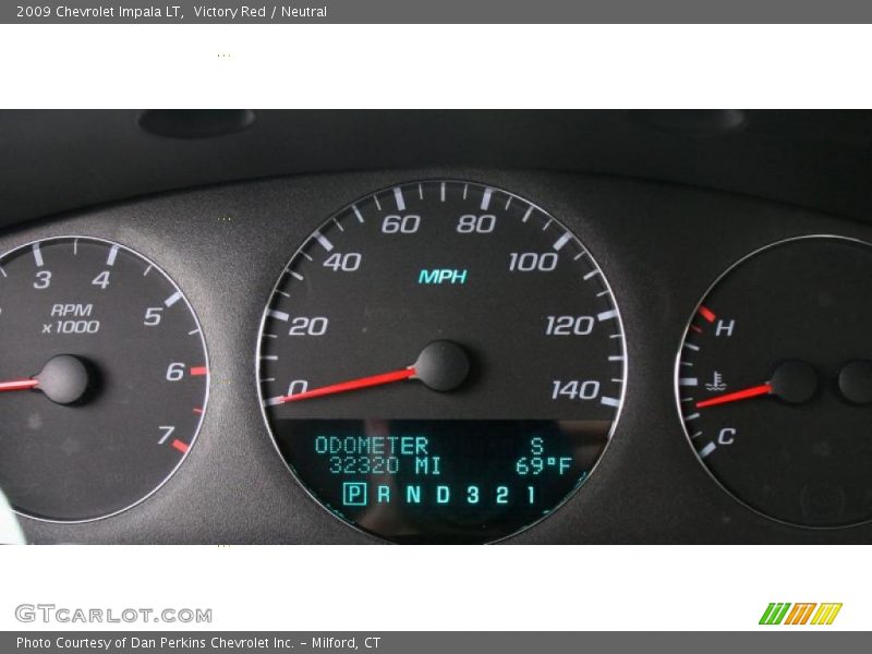 Victory Red / Neutral 2009 Chevrolet Impala LT