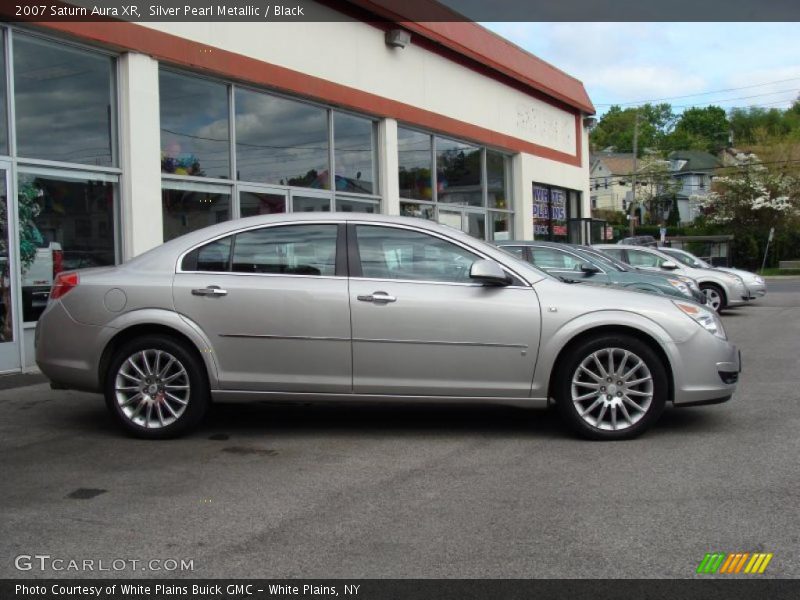 Silver Pearl Metallic / Black 2007 Saturn Aura XR