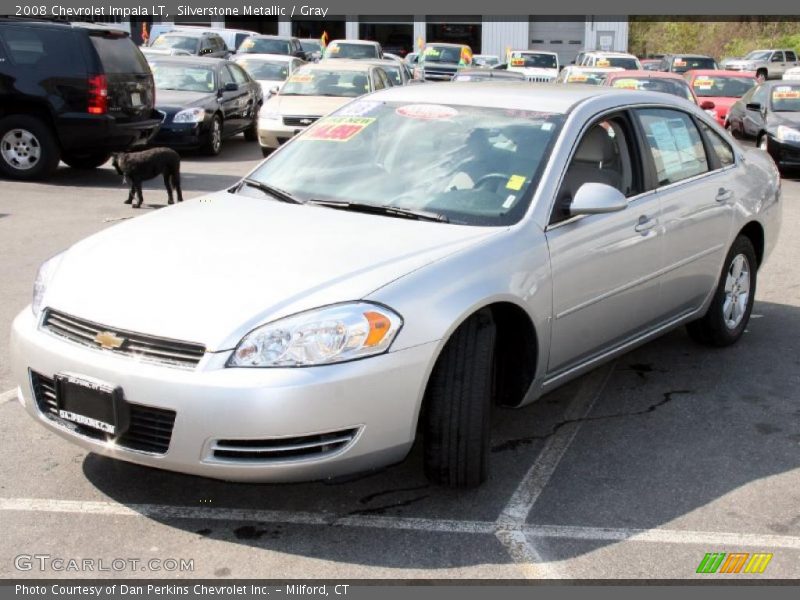 Silverstone Metallic / Gray 2008 Chevrolet Impala LT
