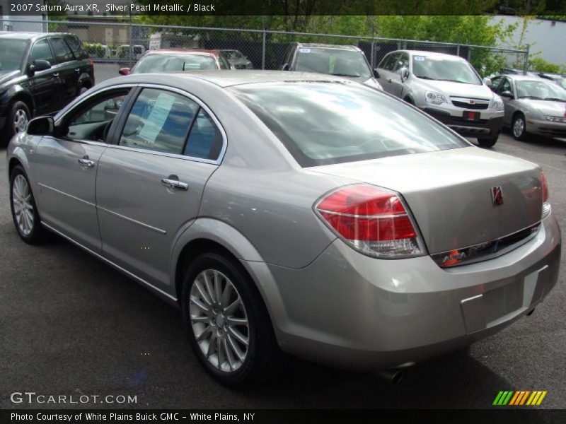 Silver Pearl Metallic / Black 2007 Saturn Aura XR