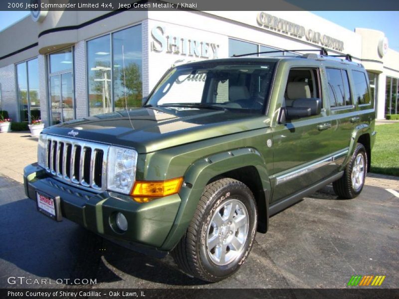 Jeep Green Metallic / Khaki 2006 Jeep Commander Limited 4x4