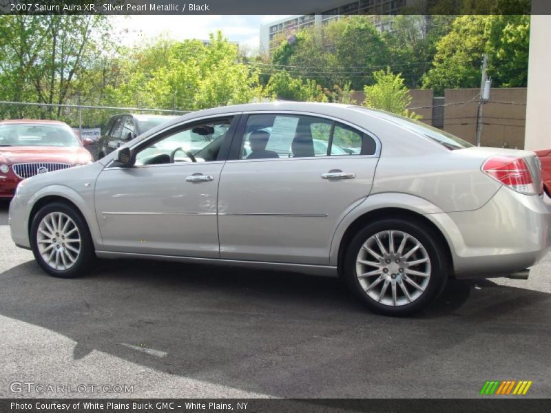 Silver Pearl Metallic / Black 2007 Saturn Aura XR