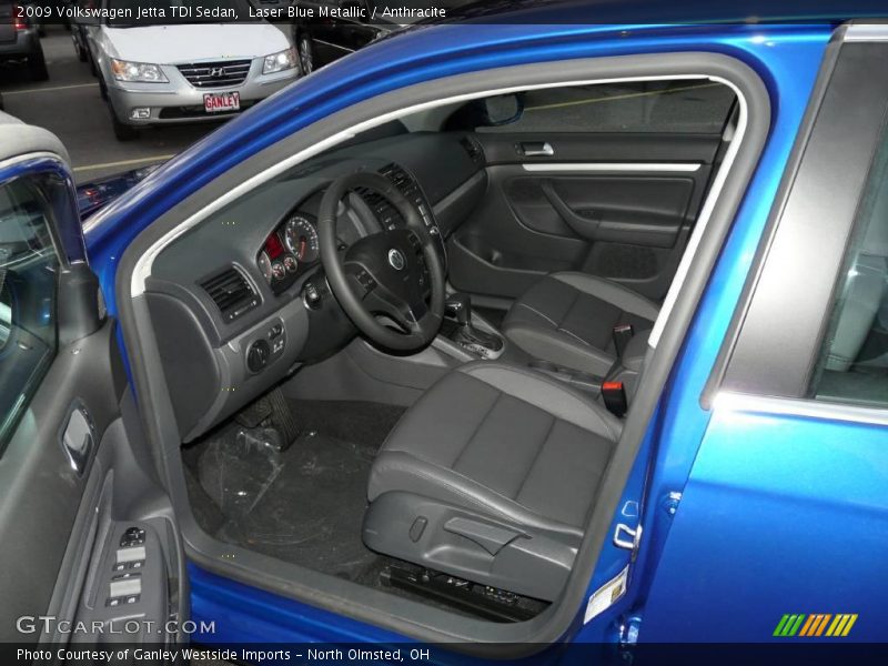 Laser Blue Metallic / Anthracite 2009 Volkswagen Jetta TDI Sedan