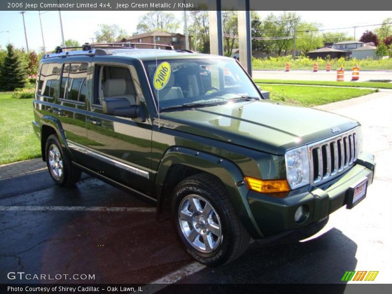 Jeep Green Metallic / Khaki 2006 Jeep Commander Limited 4x4