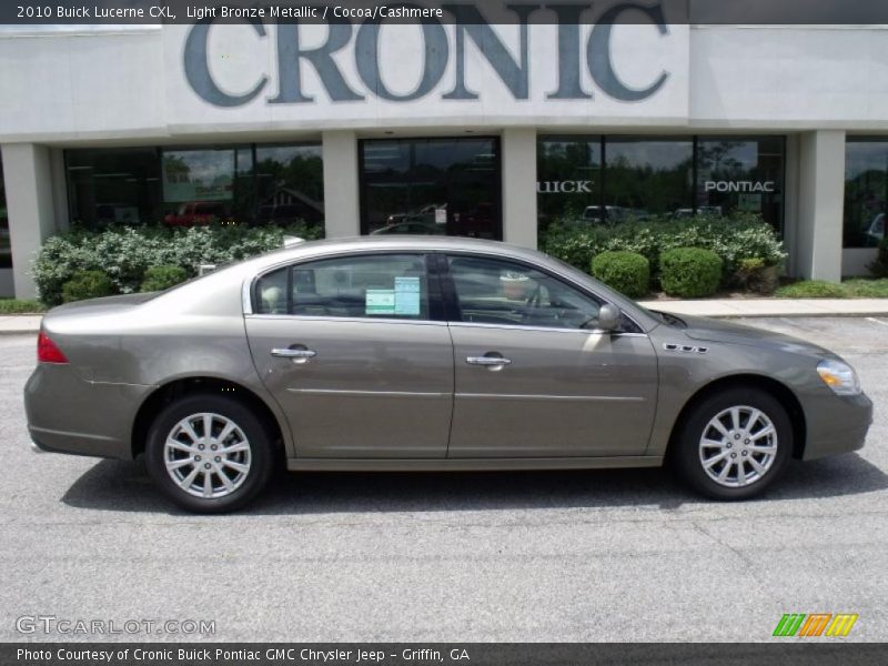 Light Bronze Metallic / Cocoa/Cashmere 2010 Buick Lucerne CXL
