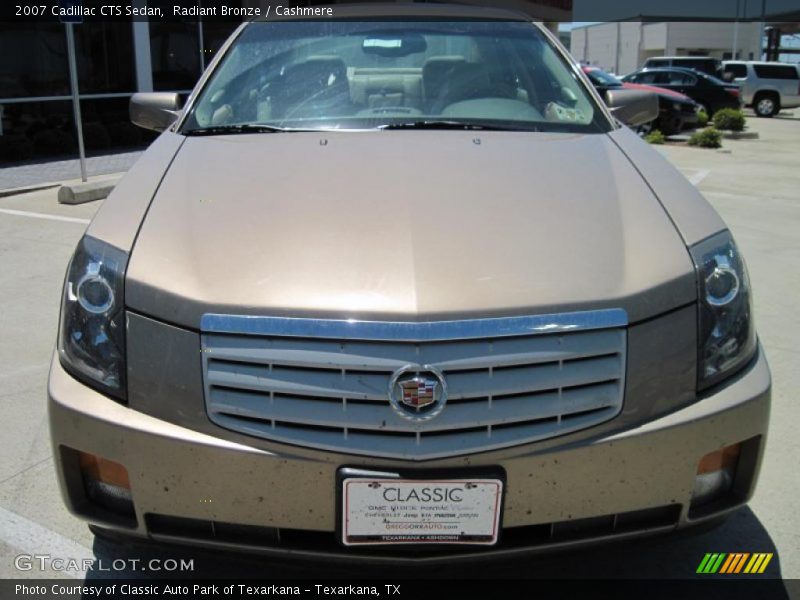 Radiant Bronze / Cashmere 2007 Cadillac CTS Sedan