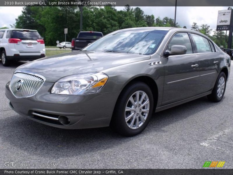 Light Bronze Metallic / Cocoa/Cashmere 2010 Buick Lucerne CXL