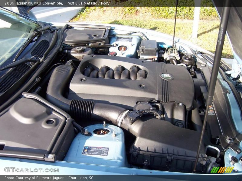 Frost Blue Metallic / Ivory 2006 Jaguar XK XK8 Convertible