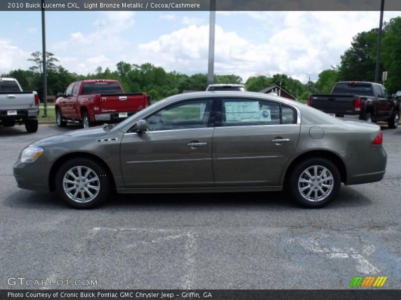 Light Bronze Metallic / Cocoa/Cashmere 2010 Buick Lucerne CXL
