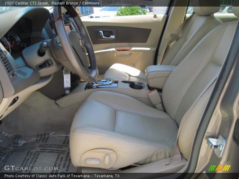 Radiant Bronze / Cashmere 2007 Cadillac CTS Sedan