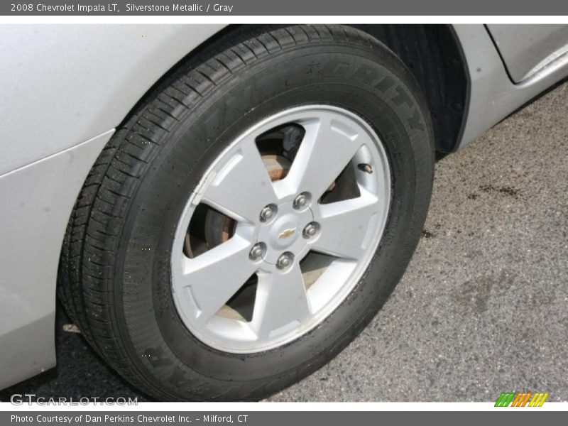 Silverstone Metallic / Gray 2008 Chevrolet Impala LT