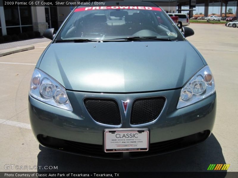Silver Green Metallic / Ebony 2009 Pontiac G6 GT Coupe
