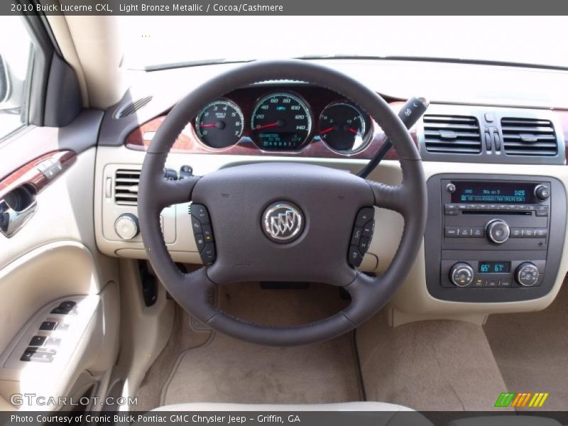 Light Bronze Metallic / Cocoa/Cashmere 2010 Buick Lucerne CXL