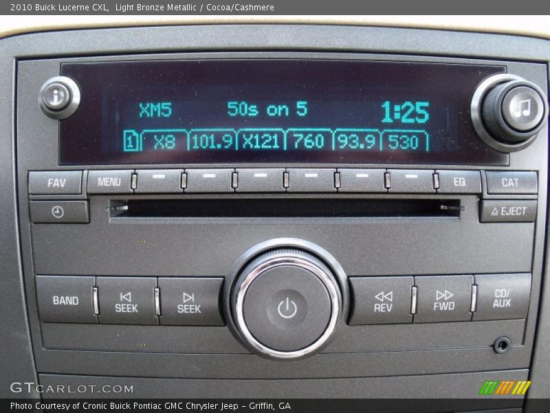 Light Bronze Metallic / Cocoa/Cashmere 2010 Buick Lucerne CXL