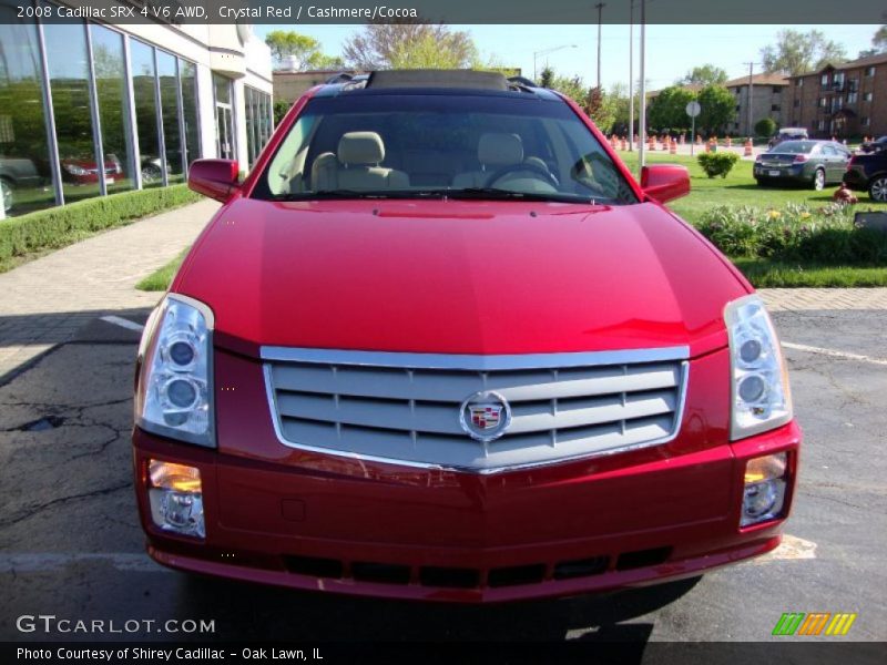 Crystal Red / Cashmere/Cocoa 2008 Cadillac SRX 4 V6 AWD