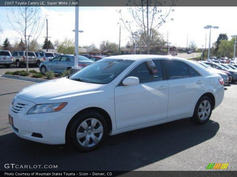 Super White / Ash 2007 Toyota Camry LE