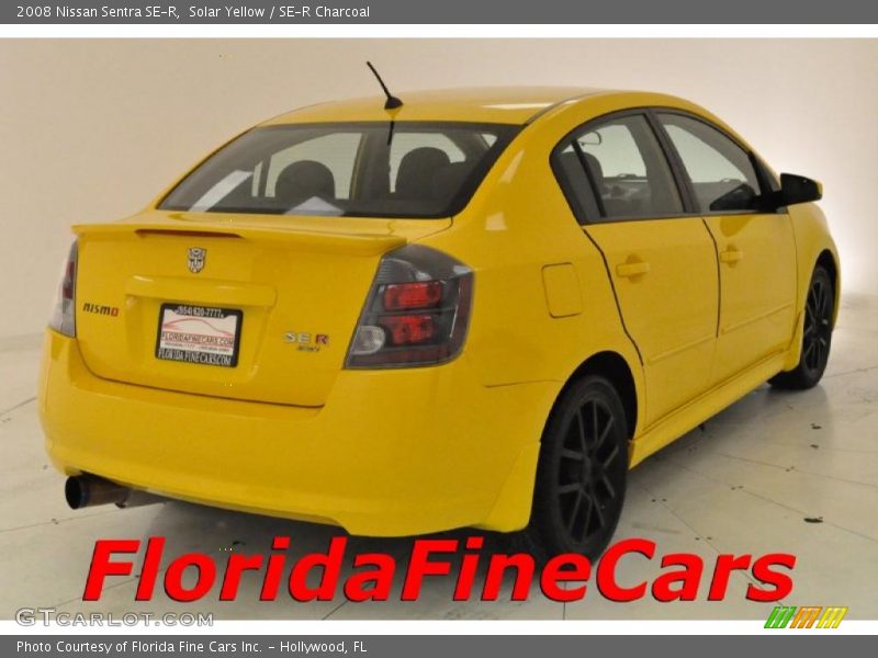 Solar Yellow / SE-R Charcoal 2008 Nissan Sentra SE-R