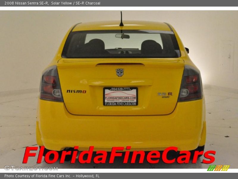 Solar Yellow / SE-R Charcoal 2008 Nissan Sentra SE-R