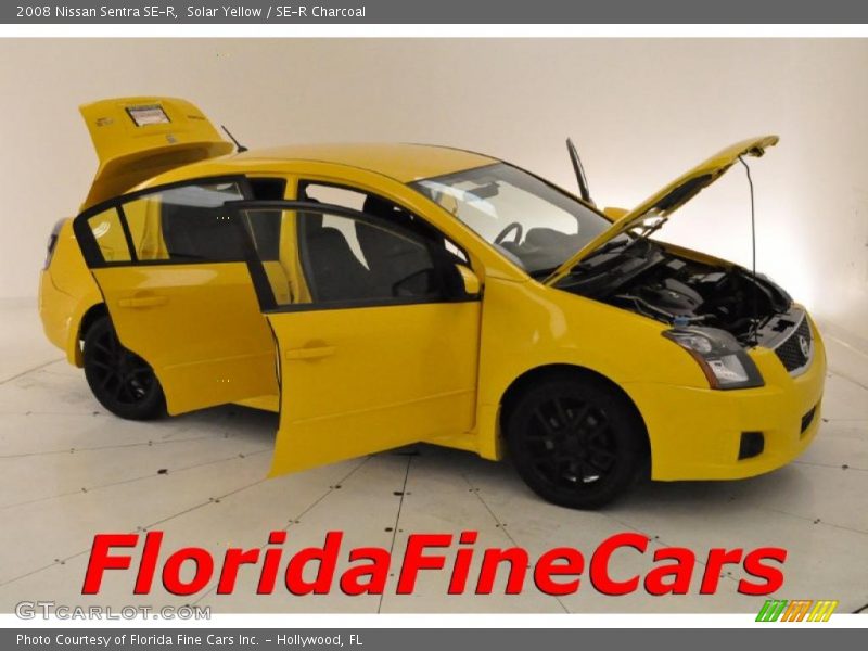 Solar Yellow / SE-R Charcoal 2008 Nissan Sentra SE-R