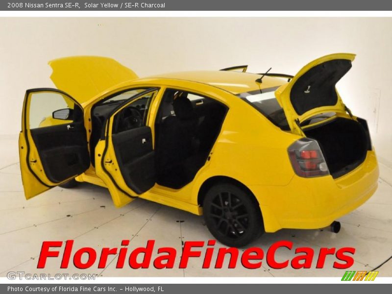 Solar Yellow / SE-R Charcoal 2008 Nissan Sentra SE-R