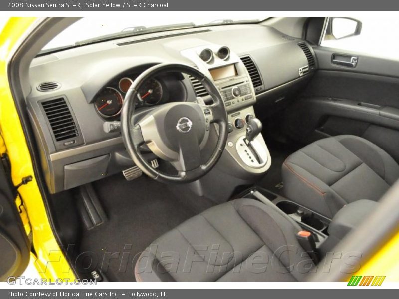 Solar Yellow / SE-R Charcoal 2008 Nissan Sentra SE-R