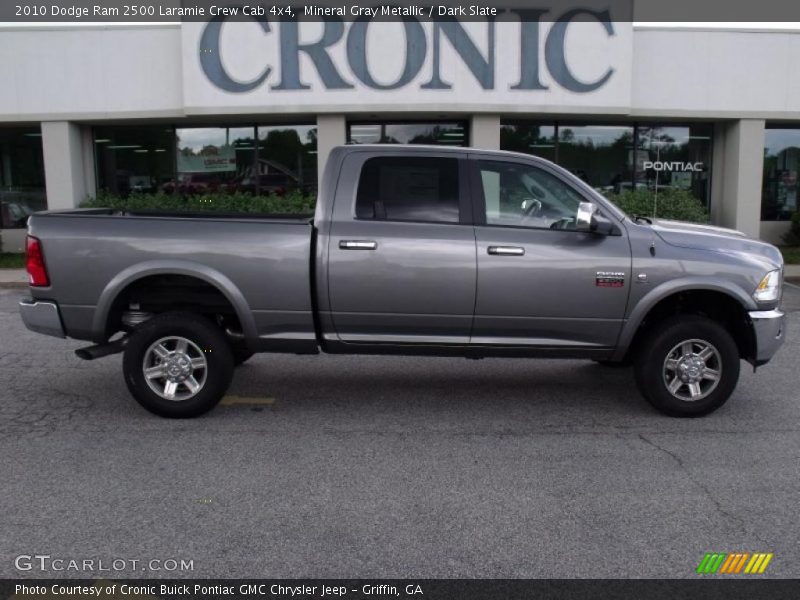 Mineral Gray Metallic / Dark Slate 2010 Dodge Ram 2500 Laramie Crew Cab 4x4