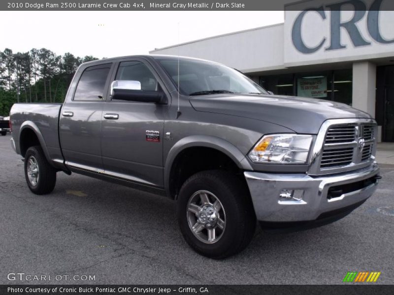 Mineral Gray Metallic / Dark Slate 2010 Dodge Ram 2500 Laramie Crew Cab 4x4