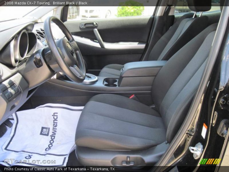 Brilliant Black / Black 2008 Mazda CX-7 Touring