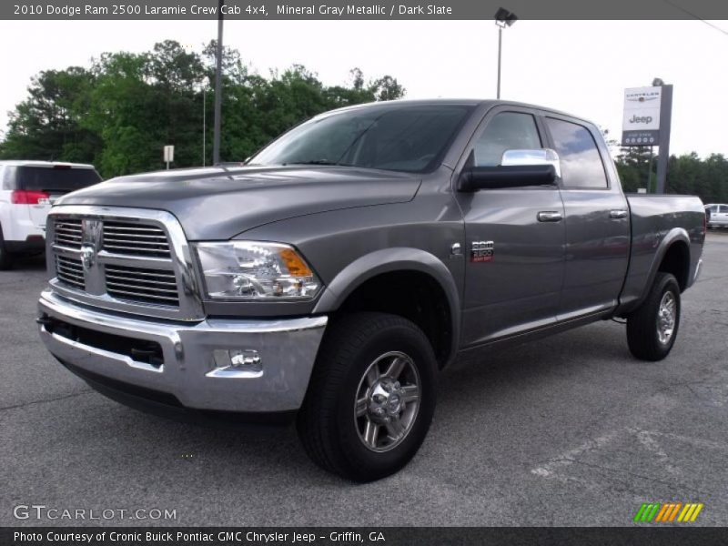 Mineral Gray Metallic / Dark Slate 2010 Dodge Ram 2500 Laramie Crew Cab 4x4