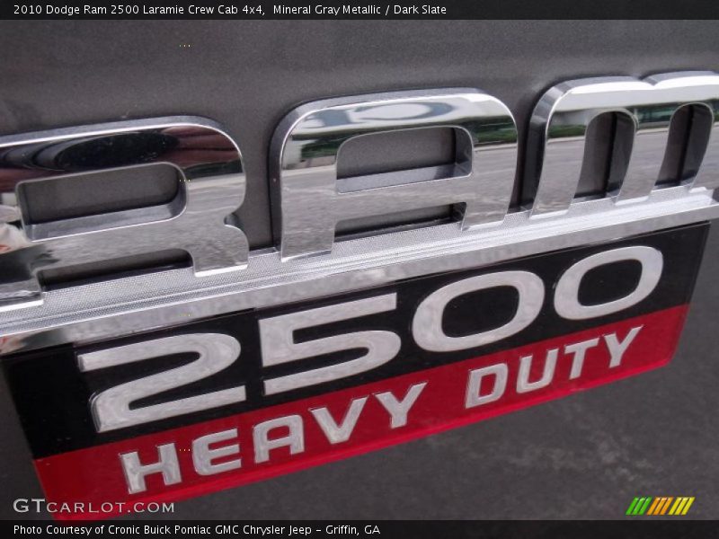 Mineral Gray Metallic / Dark Slate 2010 Dodge Ram 2500 Laramie Crew Cab 4x4