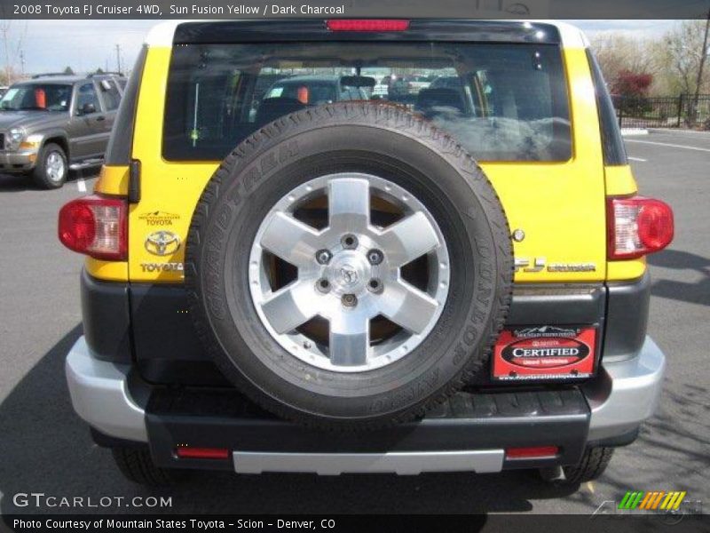 Sun Fusion Yellow / Dark Charcoal 2008 Toyota FJ Cruiser 4WD