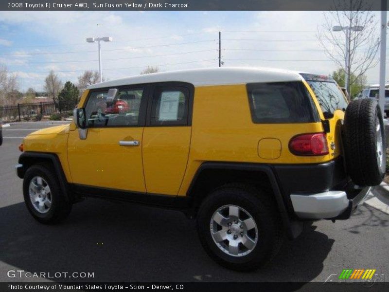 Sun Fusion Yellow / Dark Charcoal 2008 Toyota FJ Cruiser 4WD