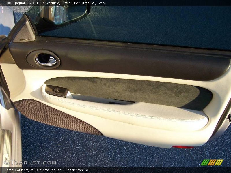 Satin Silver Metallic / Ivory 2006 Jaguar XK XK8 Convertible
