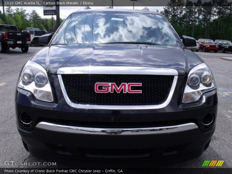 Carbon Black Metallic / Ebony 2010 GMC Acadia SL