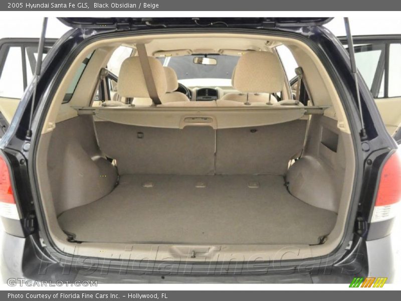 Black Obsidian / Beige 2005 Hyundai Santa Fe GLS