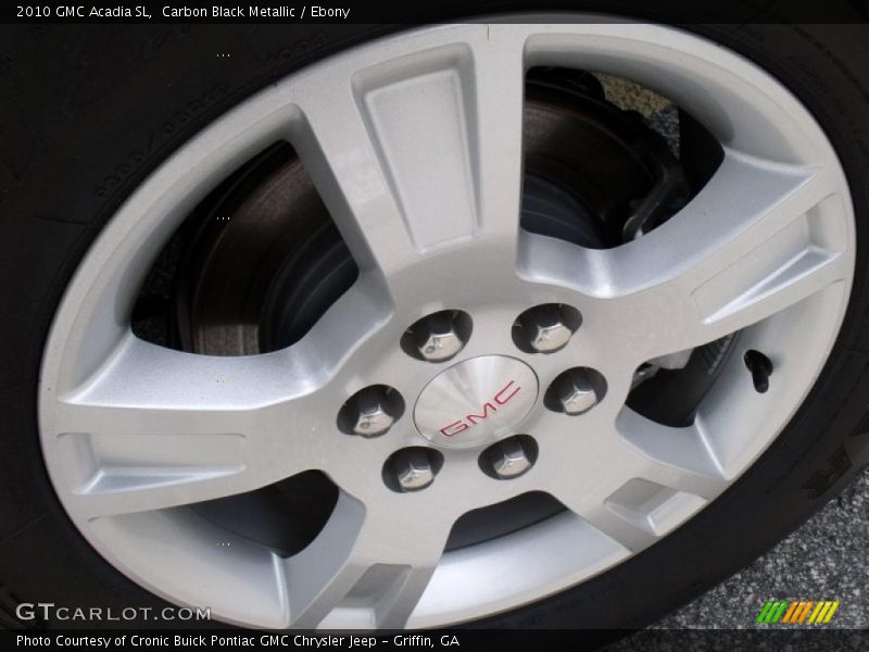 Carbon Black Metallic / Ebony 2010 GMC Acadia SL
