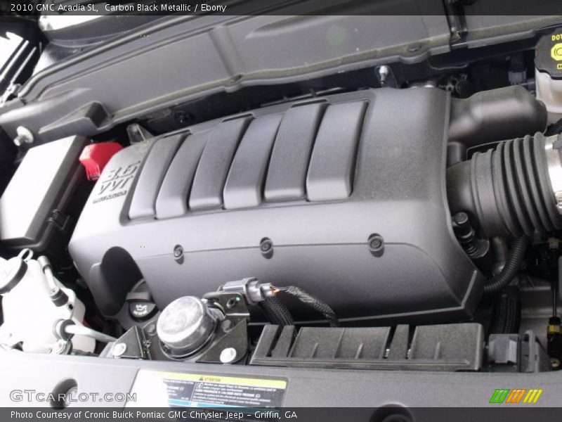 Carbon Black Metallic / Ebony 2010 GMC Acadia SL