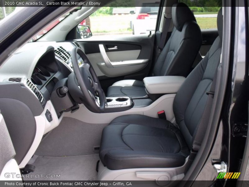 Carbon Black Metallic / Ebony 2010 GMC Acadia SL