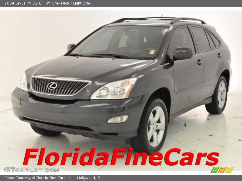 Flint Gray Mica / Light Gray 2004 Lexus RX 330