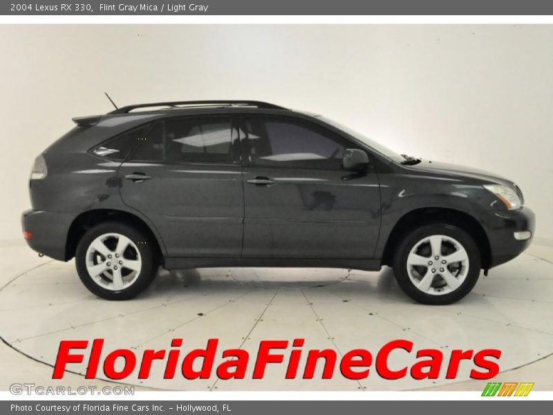 Flint Gray Mica / Light Gray 2004 Lexus RX 330